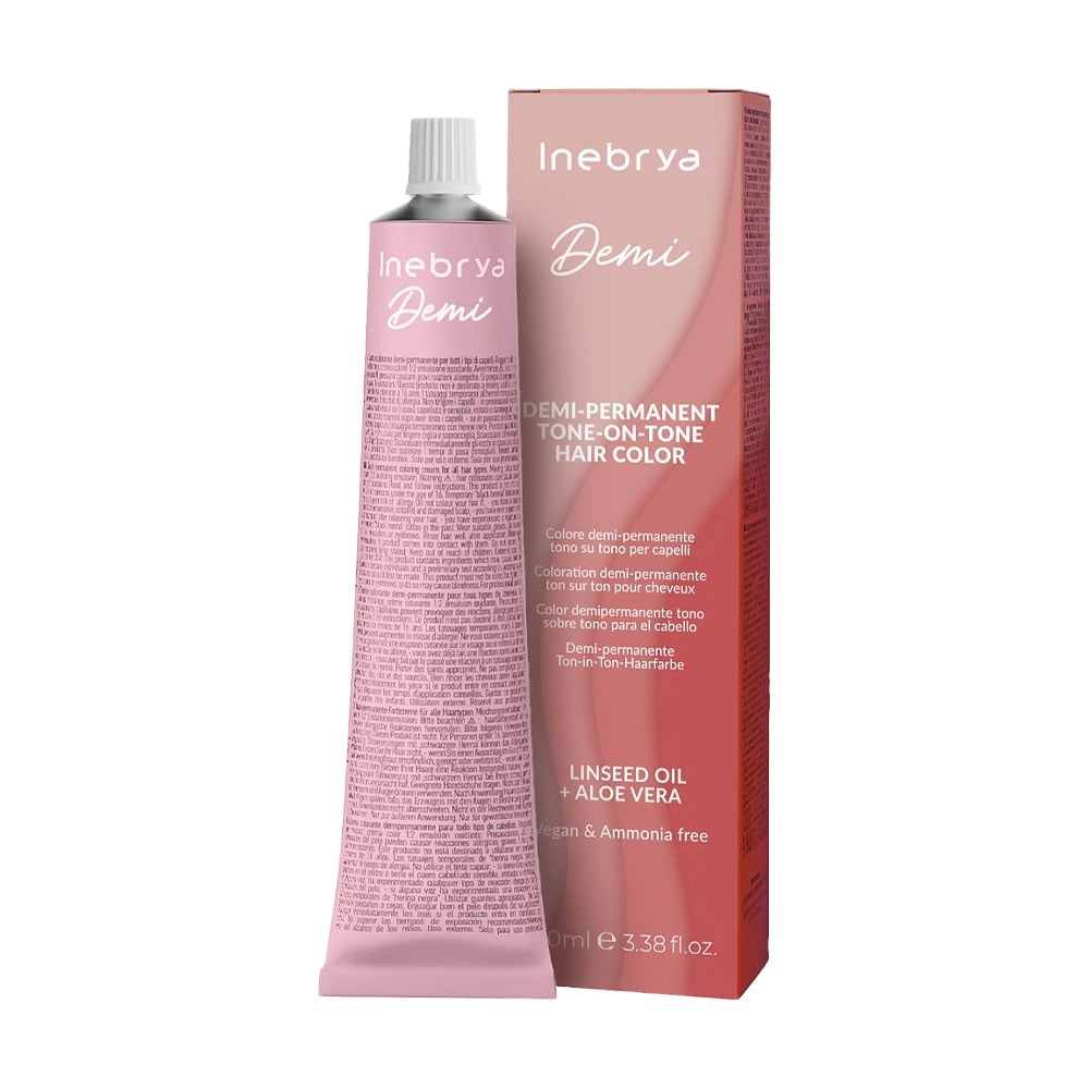Деміперманентна фарба для волосся Inebrya Demi Demi-Permanent Tone-on-Tone Hair Color 4/0, 100 мл